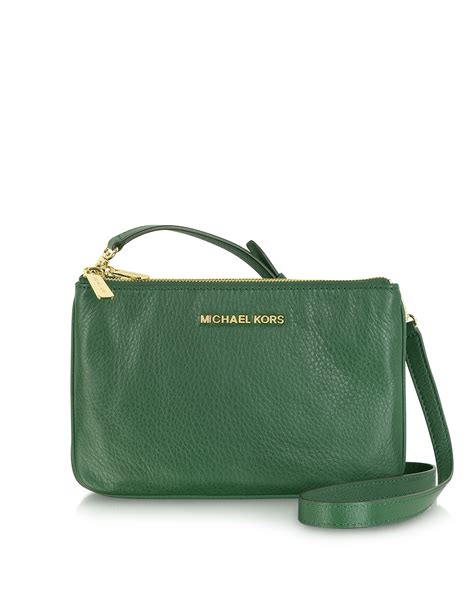 michael kors green crossbody bag